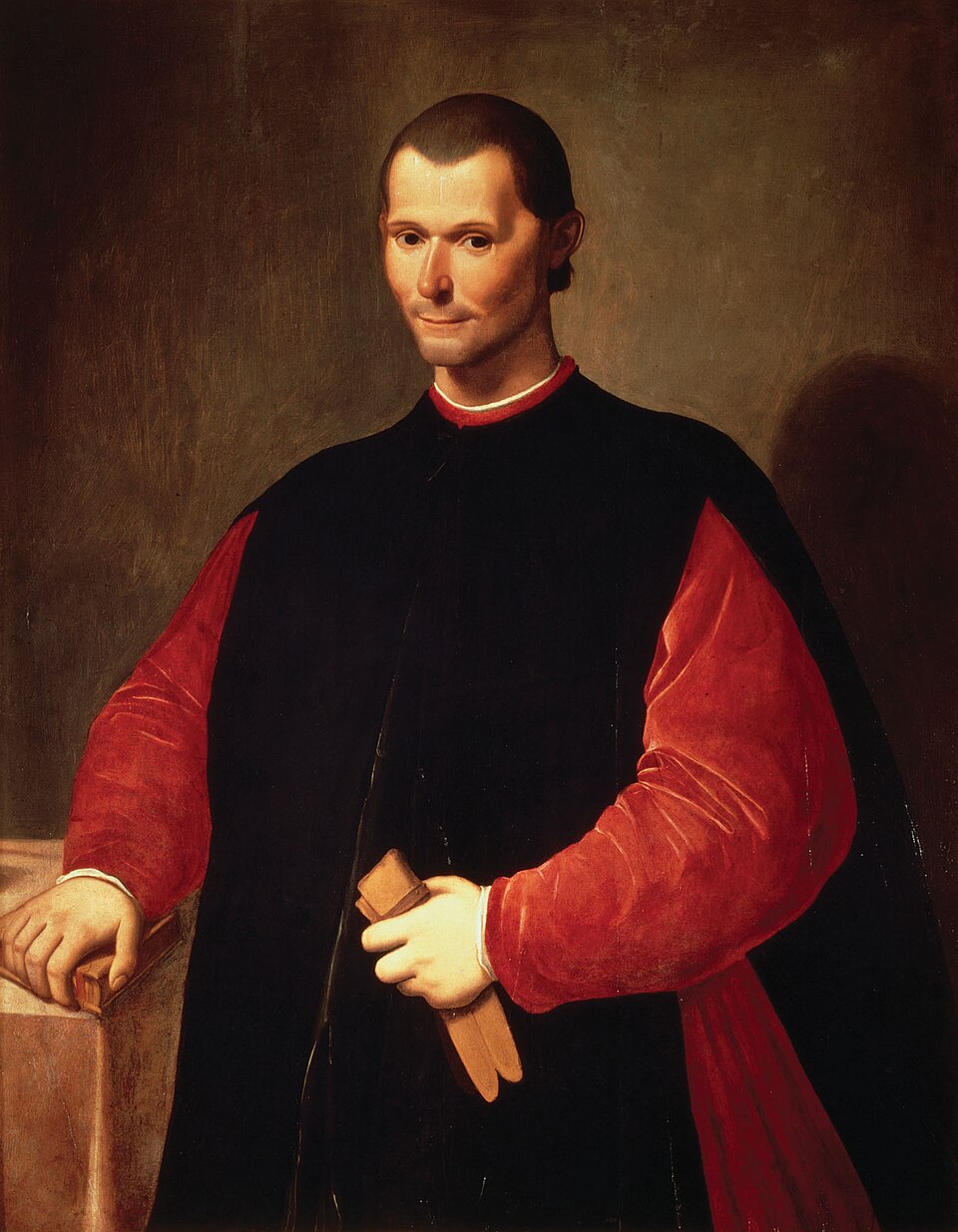 Portrait traditionally identified as Niccolo Machiavelli.